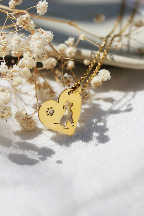 Colar pingente lovedog